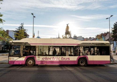 Electric Bus side view