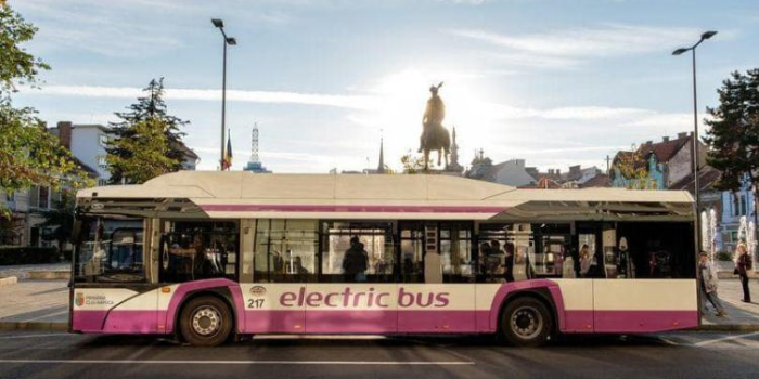 Electric Bus side view